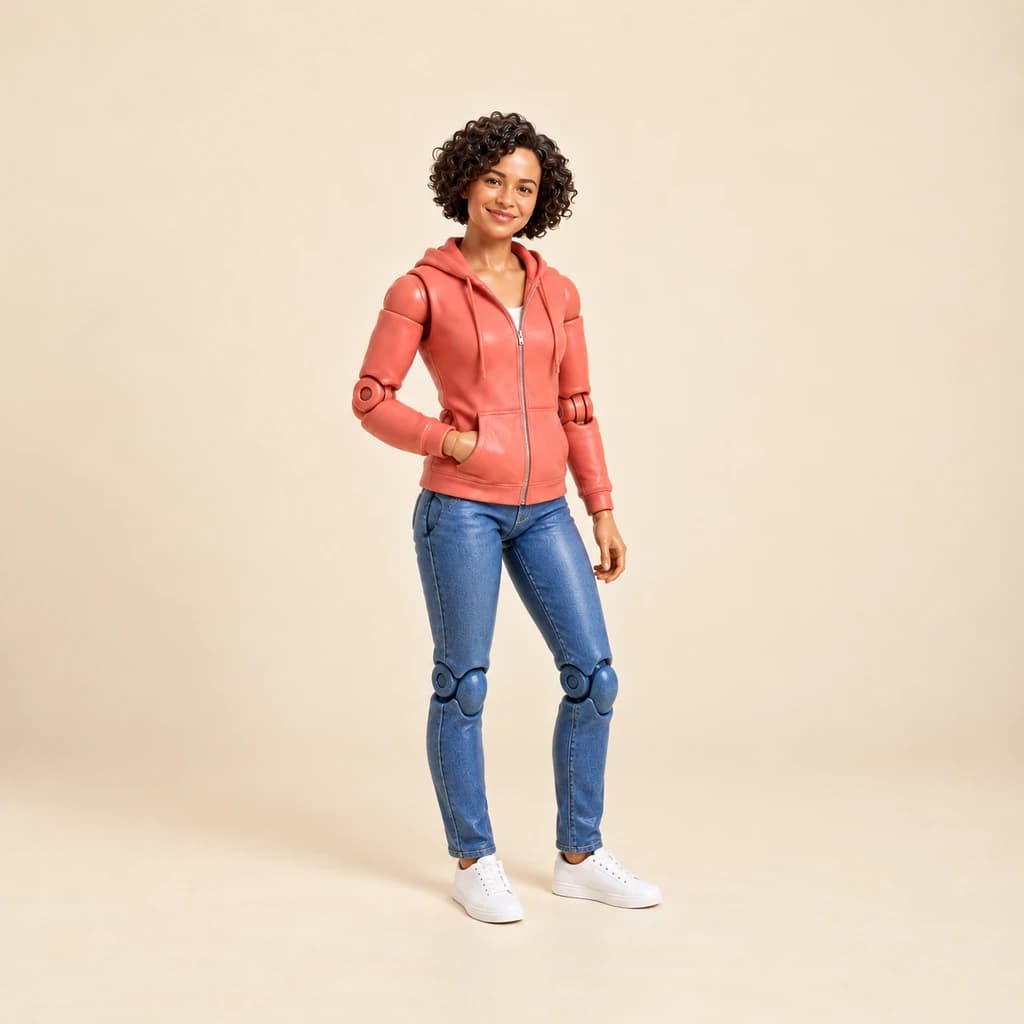 Esempio dello stile Action figure