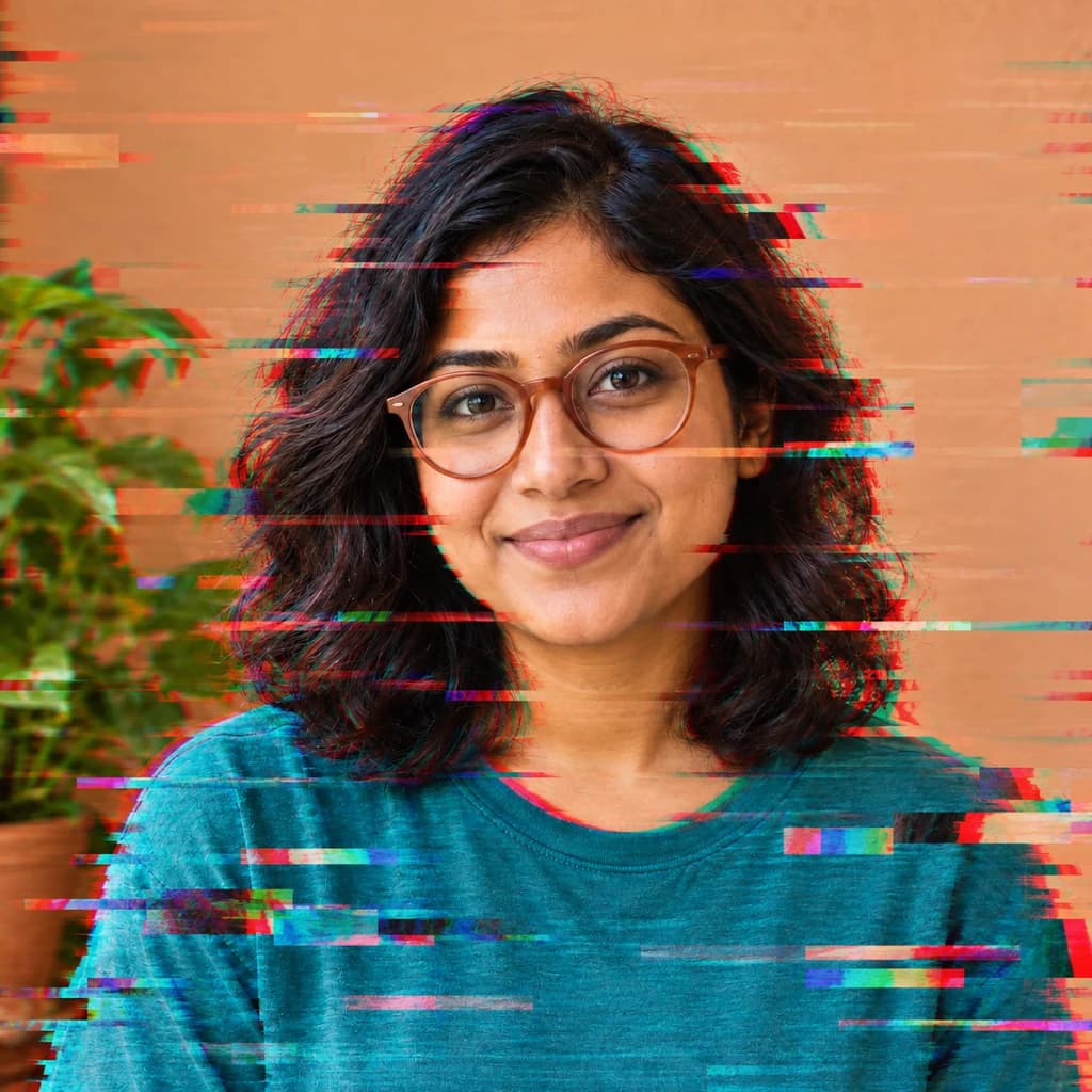 Esempio dello stile Effetto glitch