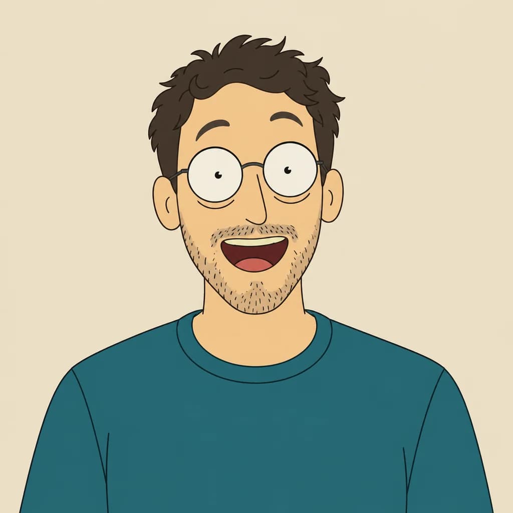 Esempio dello stile Rick and Morty